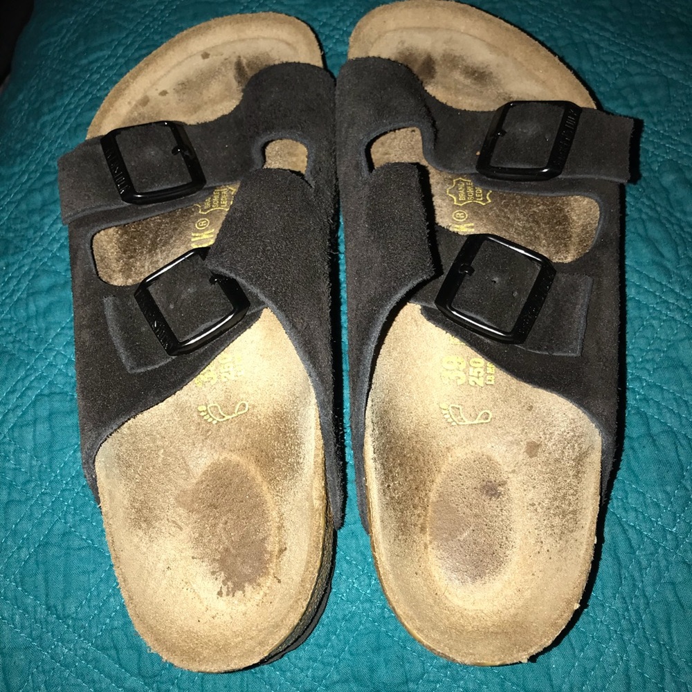 Birkenstock sandals.